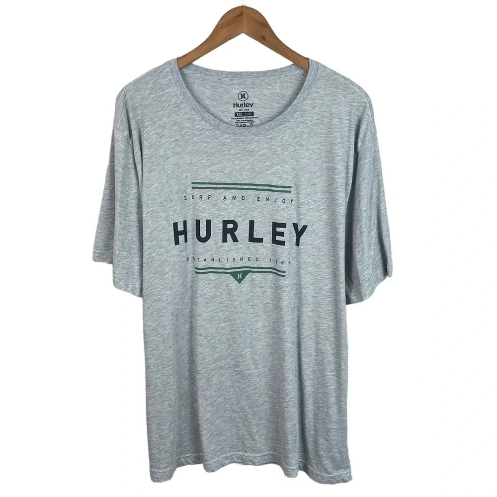 Ts862 Mens Hurley Surfing Brand Surf  Enjoy Casual Beach T Shirt Xxl